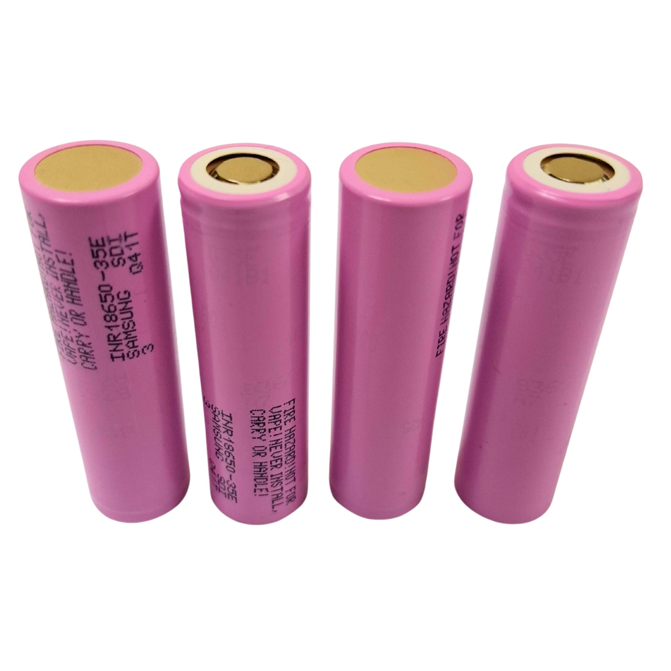 Samsung 18650 35E lithium-ion battery pack for laptops, e-bikes, and tools