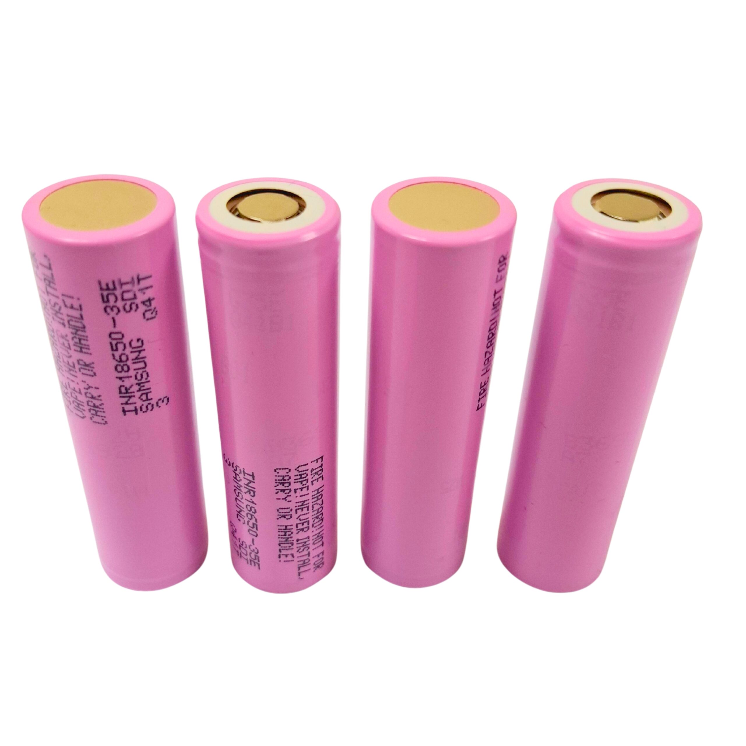 Samsung 18650 35E lithium-ion battery pack for laptops, e-bikes, and tools