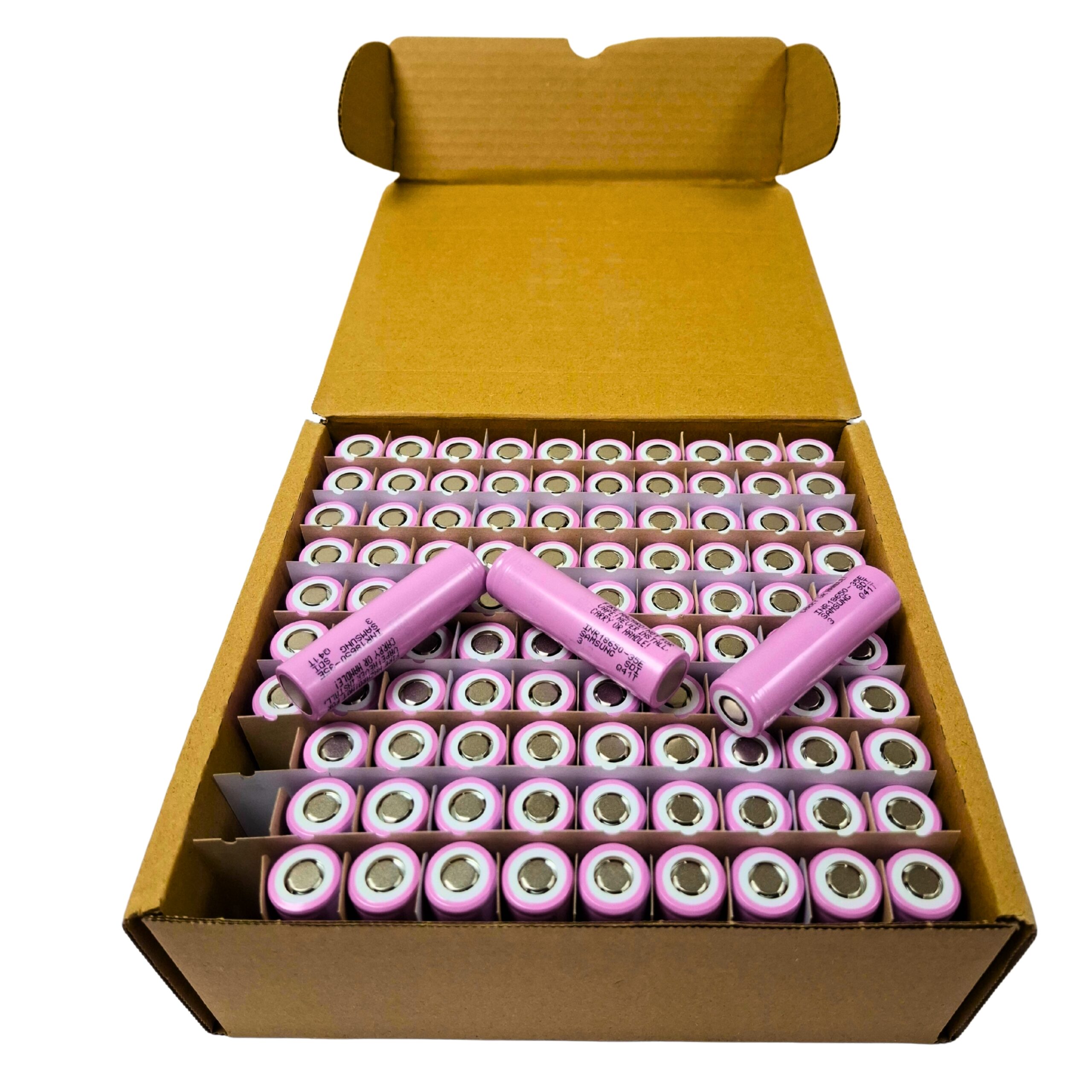 Samsung 18650 35E lithium-ion battery pack for laptops, e-bikes, and tools