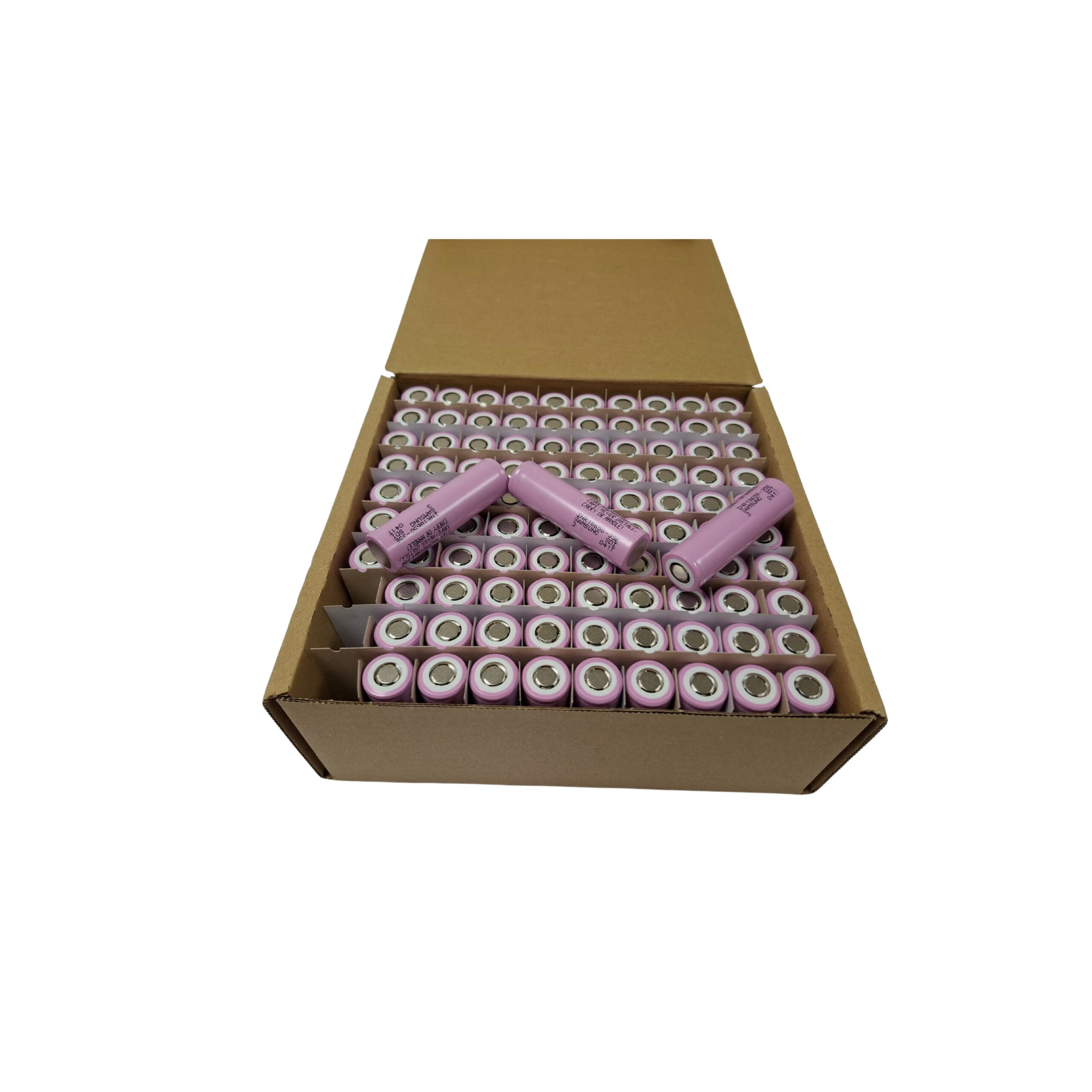 Samsung 18650 35E lithium-ion battery pack for laptops, e-bikes, and tools