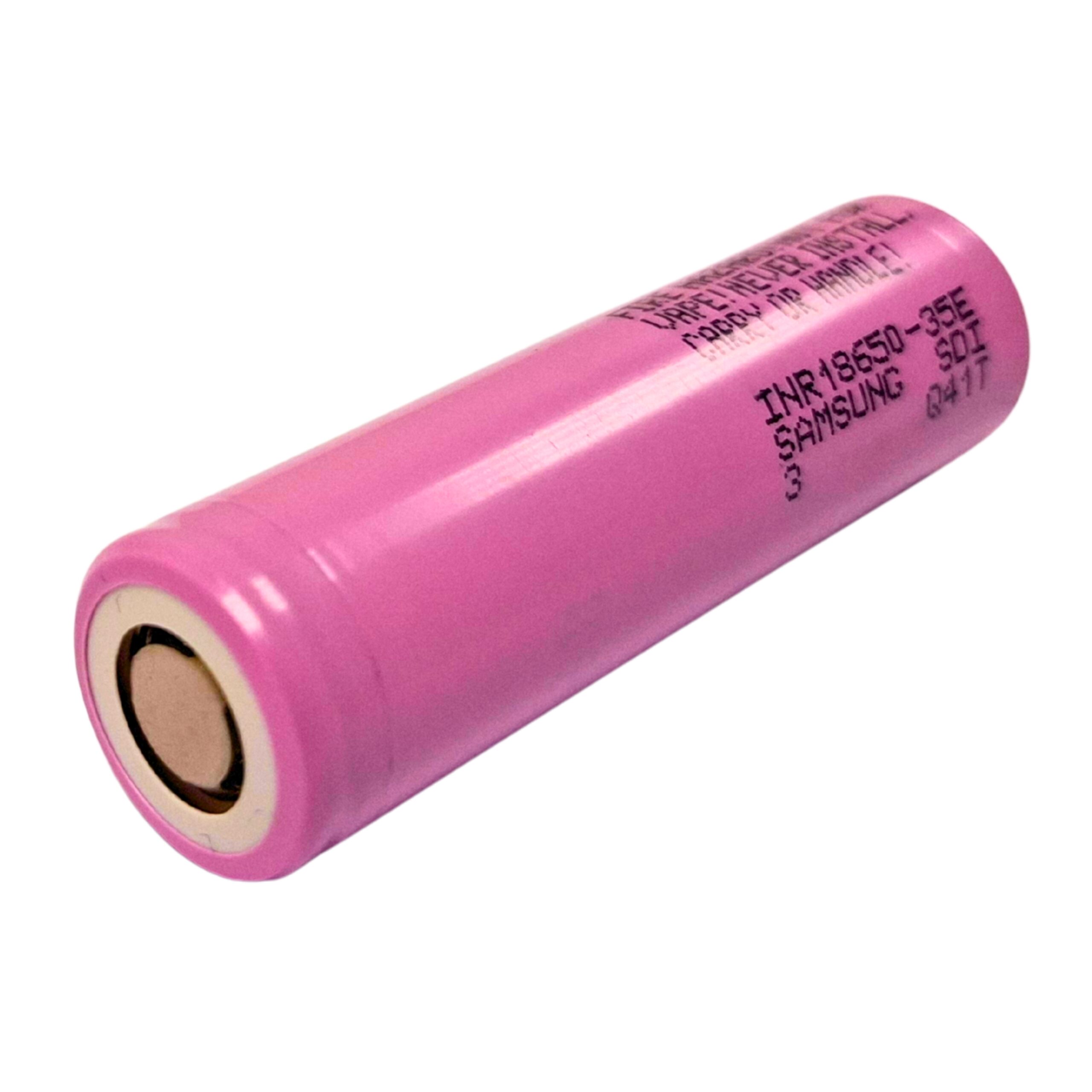 Samsung 18650 35E lithium-ion battery pack for laptops, e-bikes, and tools