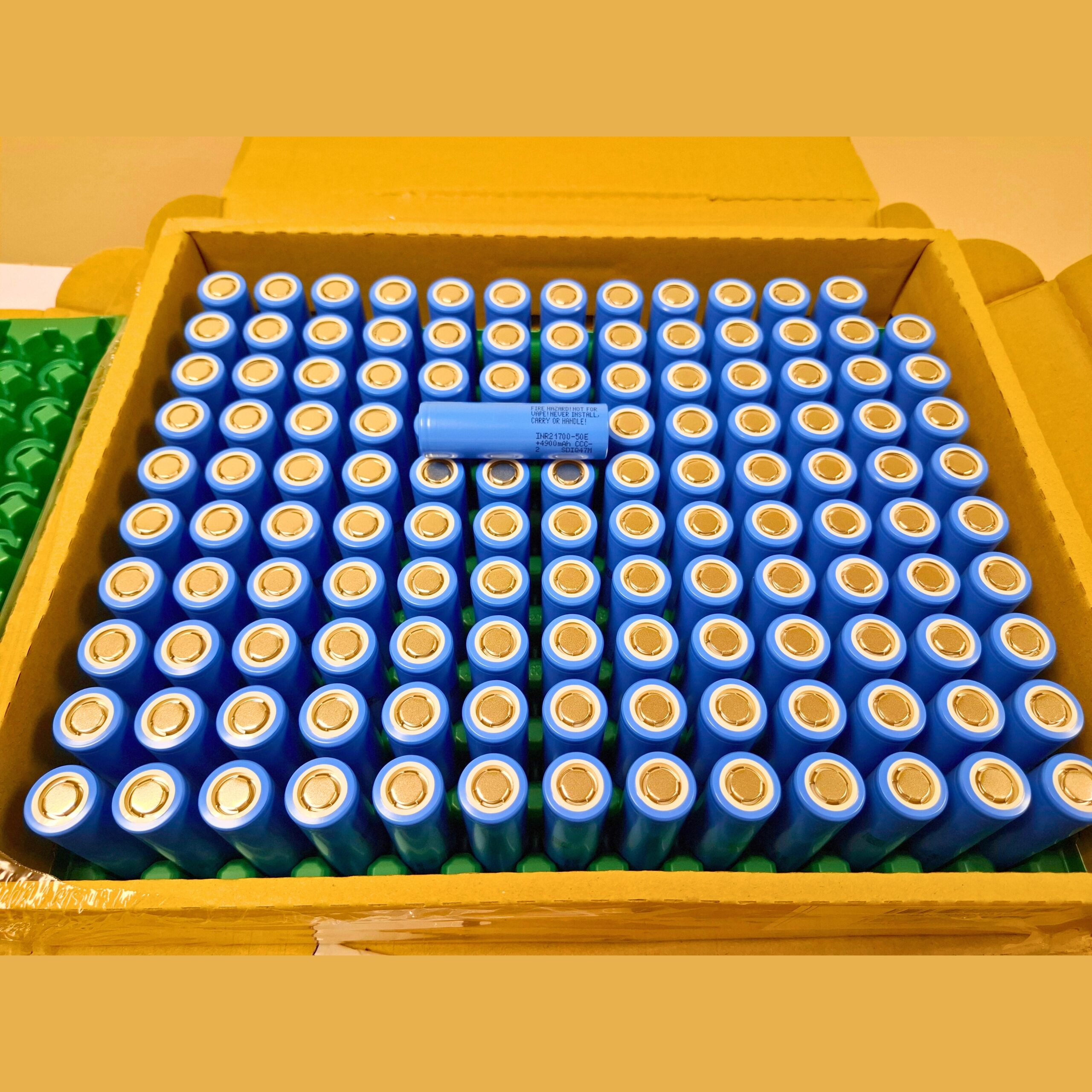 Samsung 21700 50E 4900mAh Li-ion Battery Cell